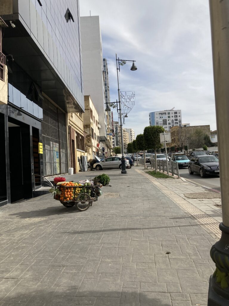 A view on Avenue des Forces Armees Royales