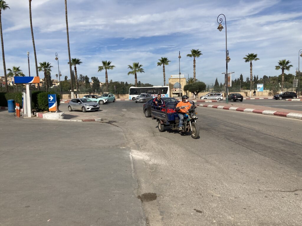 A view near Avenue Moulay Ismail