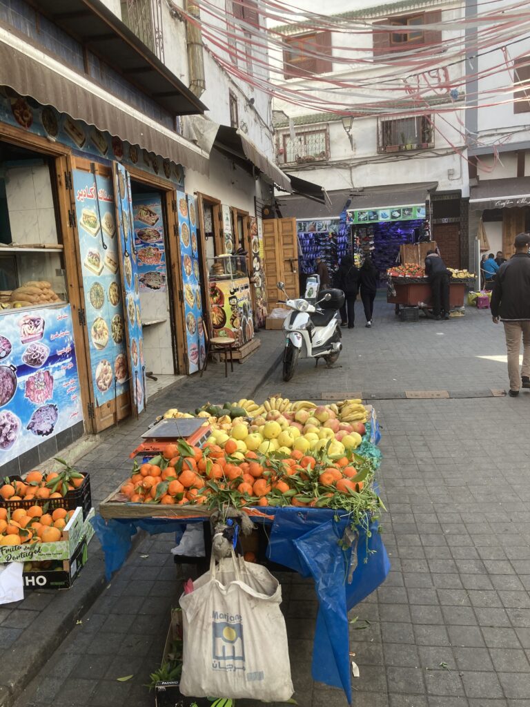 A view of the old medina in Casablanca