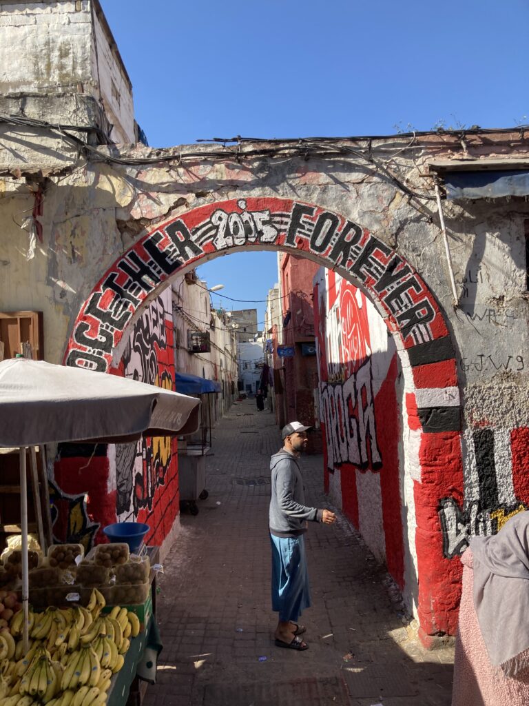 A view of the old medina in Casablanca