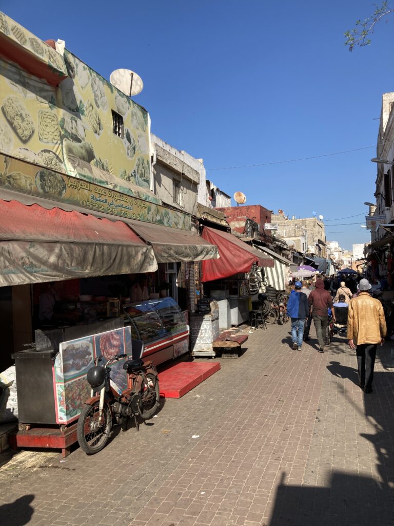 A view of the old medina in Casablanca