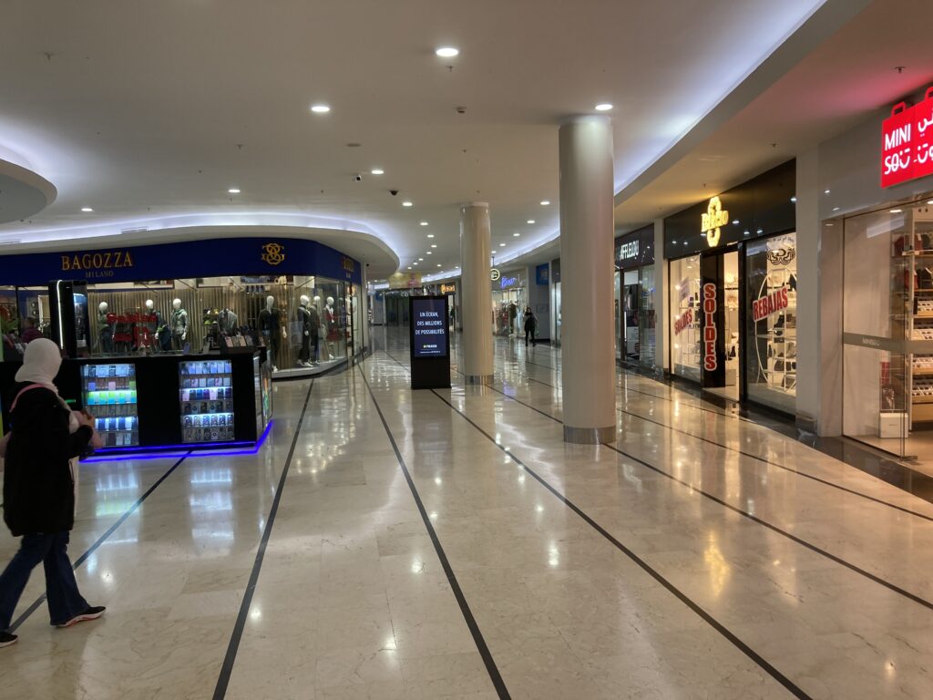 A view of the Tangier City Center Mall