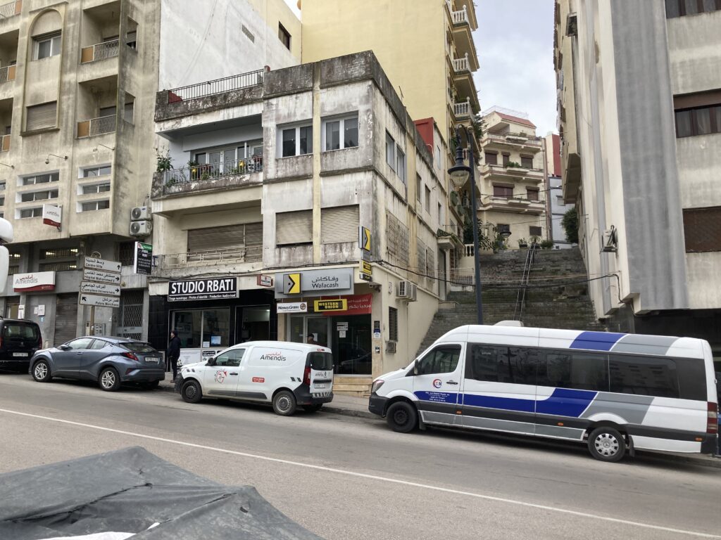 A view of Avenue Imam Mouslim in Tangier