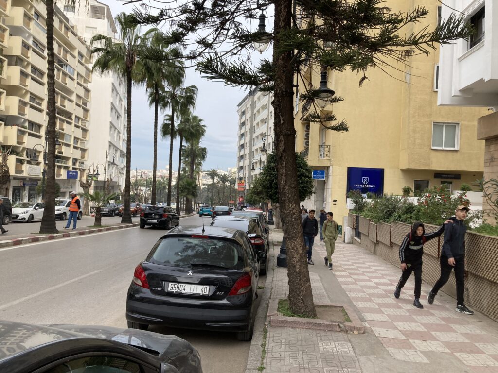 A view near Avenue Imam Mouslim in Tangier