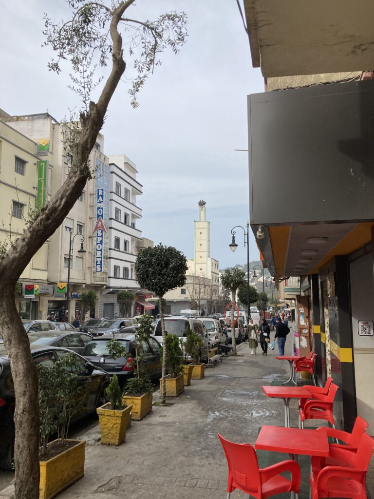 A view near Avenue Imam Mouslim In Tangier