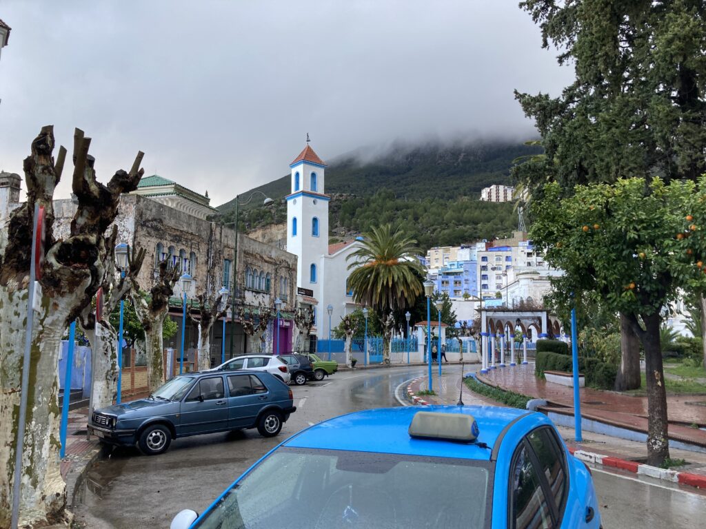 A view near Plaza Mohammed V in Chefchaouen