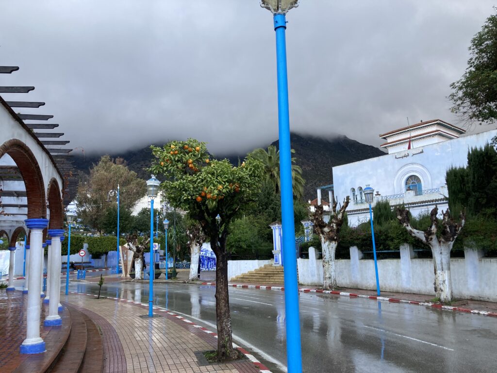 A view near Plaza Mohammed V in Chefchaouen