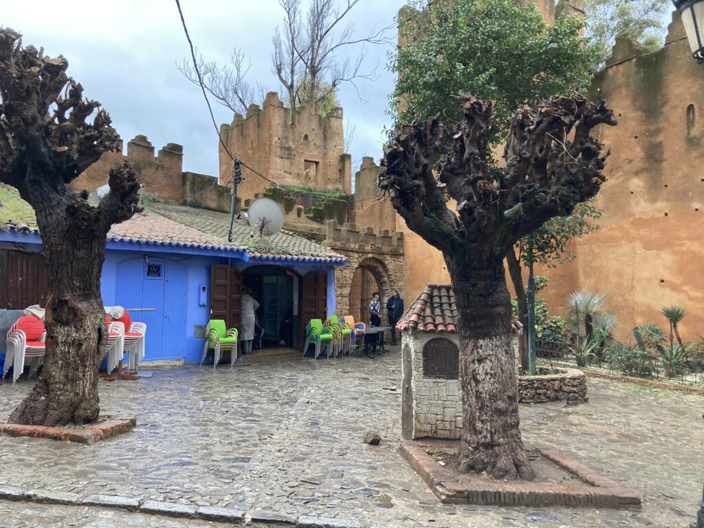 A view in the old medina near the Kasbah in Chefchaouen