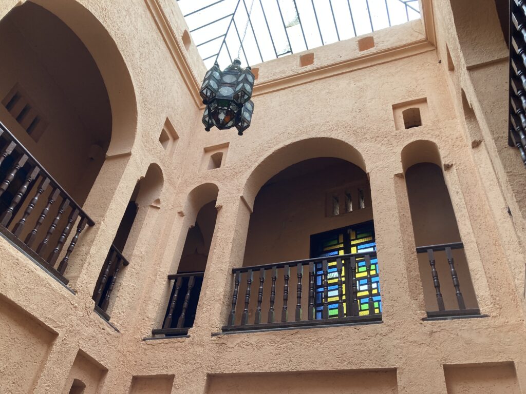 A view inside the ethnographic museum in the Kasbah.