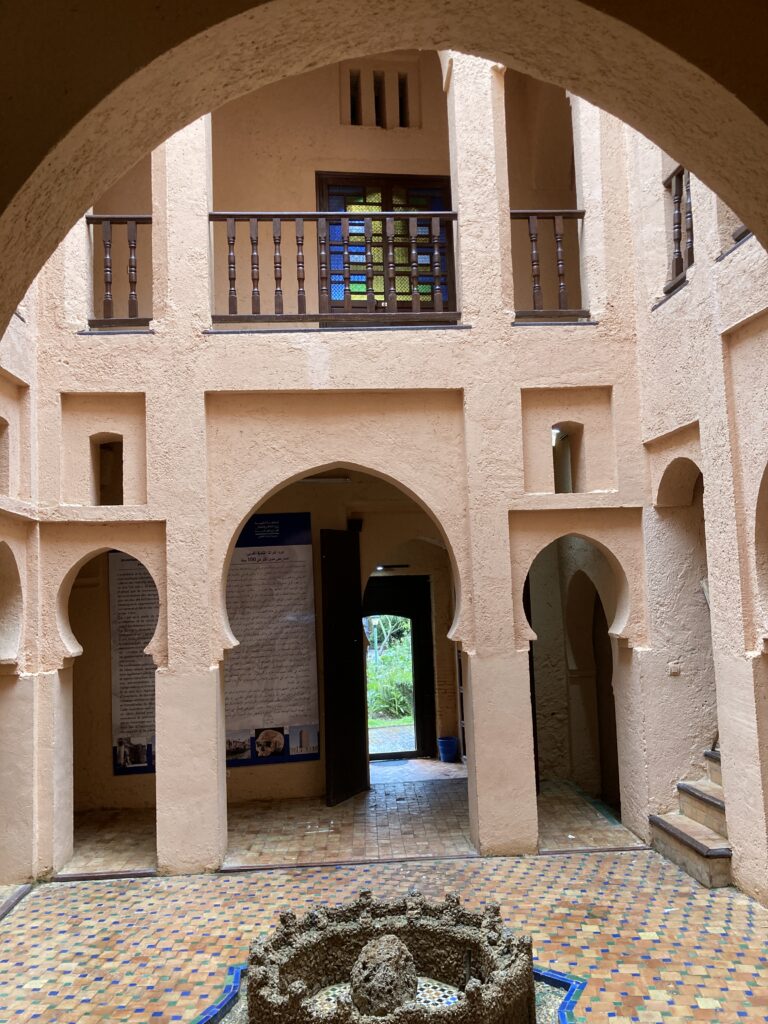 A view inside the ethnographic museum in the Kasbah.