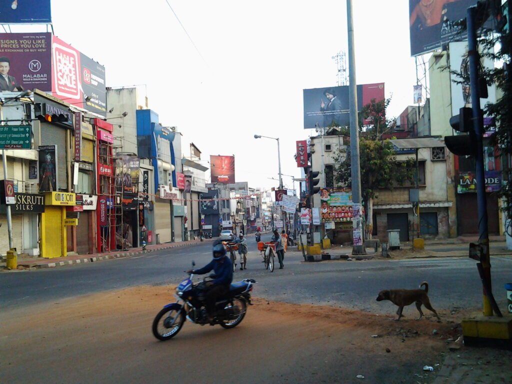 A view in Bengaluru taken on February 6, 2013