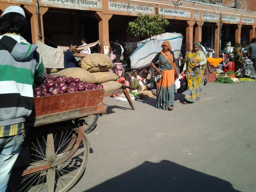 A scene in Jaipur, Rajasthan