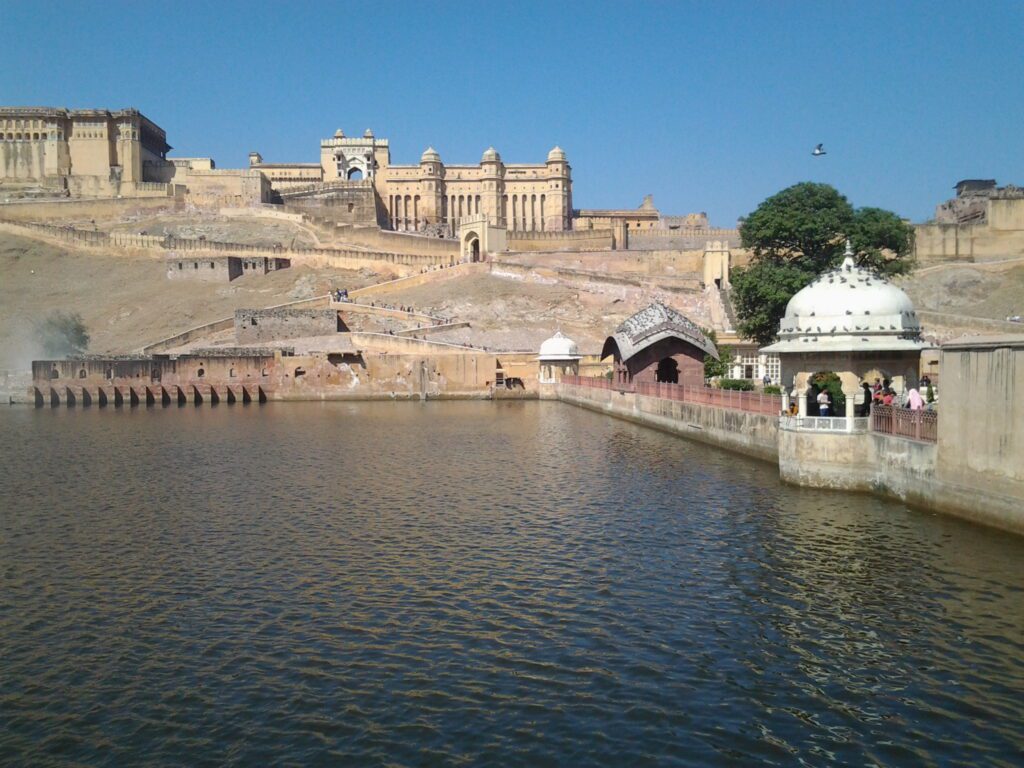 A view of Amer Fort in Jaipur