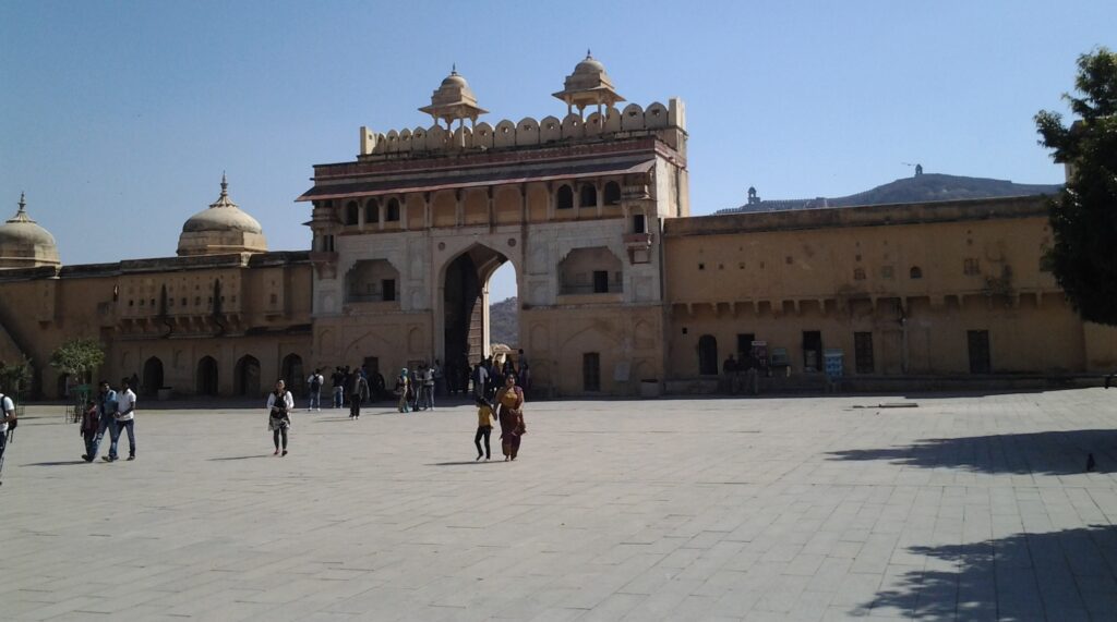 A view of Amer Fort in Jaipur