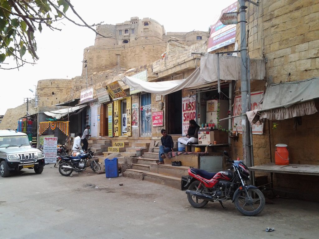 A scene in Jaisalmer, Rajasthan taken February 2013.