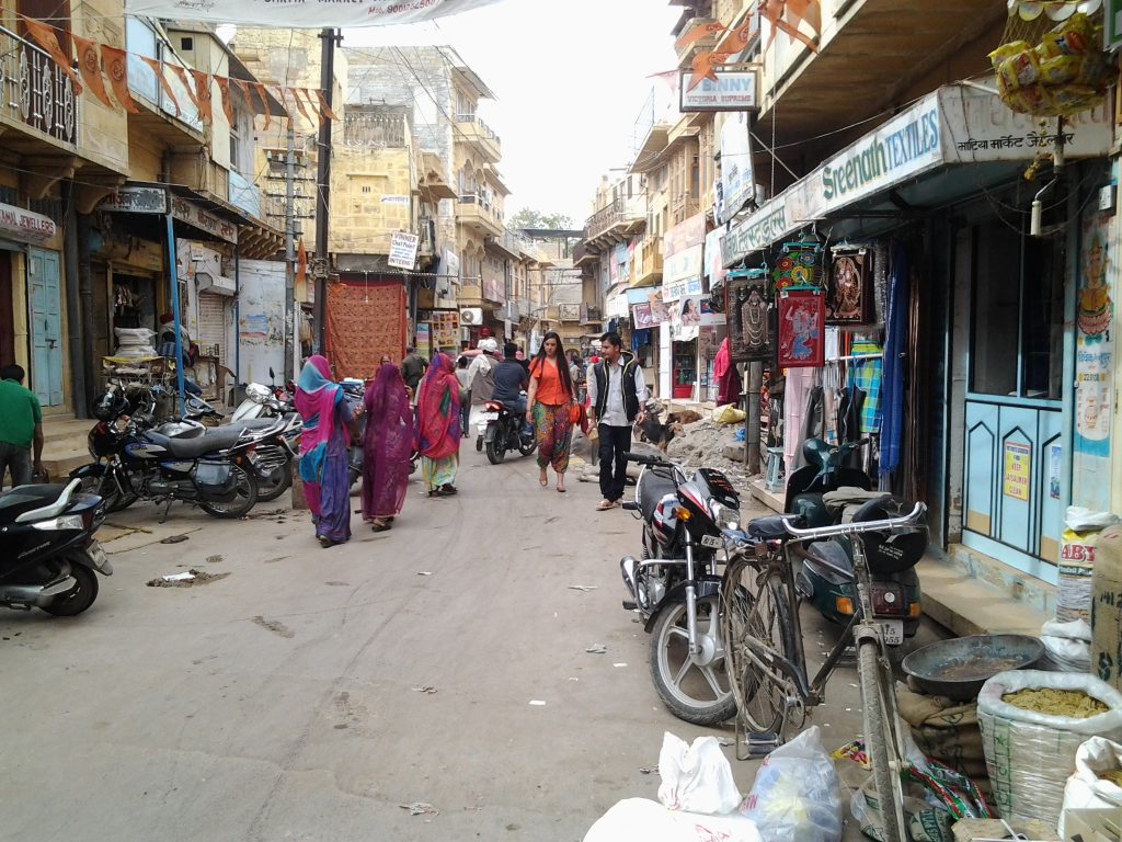 A scene in Jaisalmer, Rajasthan taken February 2013.