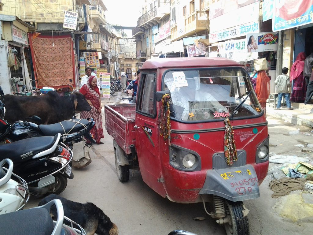 A scene in Jaisalmer, Rajasthan taken February 2013.