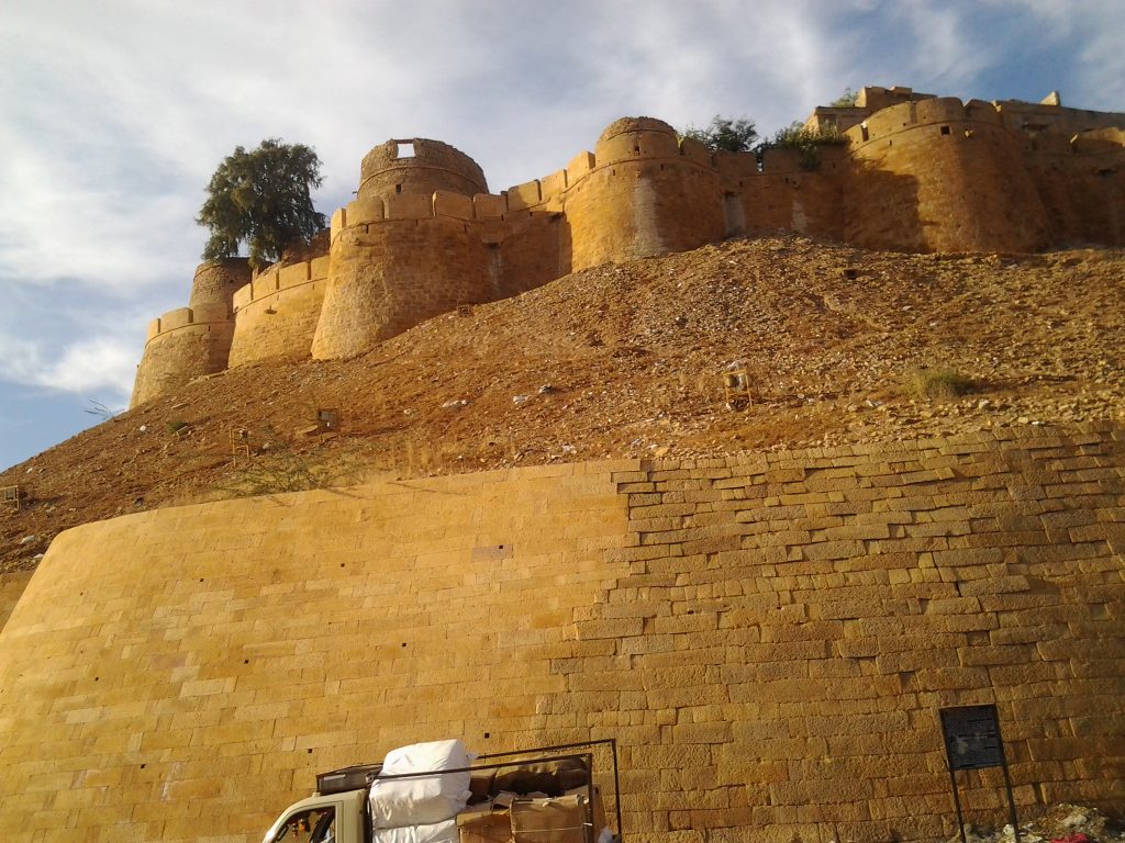 A scene in Jaisalmer, Rajasthan taken February 2013.