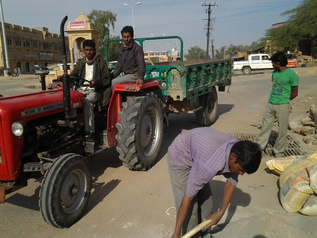 A scene in Jaisalmer, Rajasthan taken February 2013.