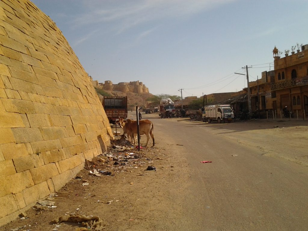 A scene in Jaisalmer, Rajasthan taken February 2013.