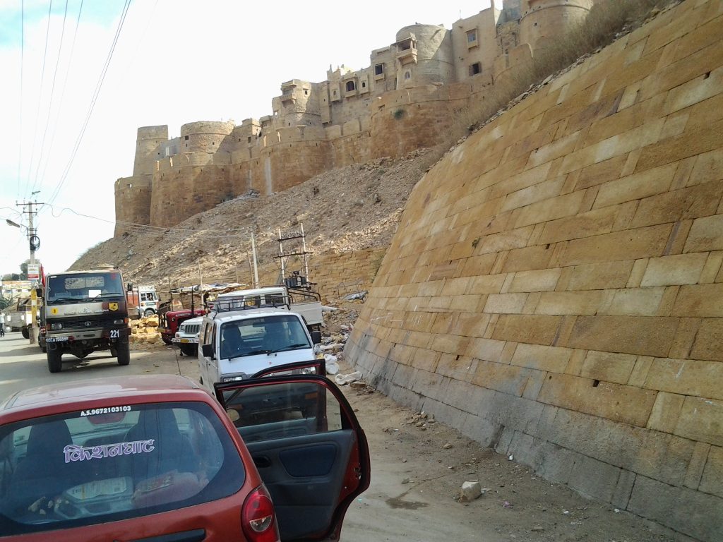 A scene in Jaisalmer, Rajasthan taken February 2013.