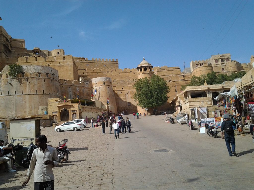 A scene in Jaisalmer, Rajasthan taken February 2013.