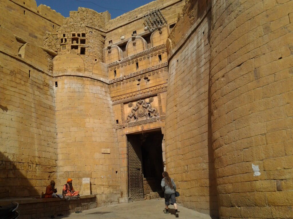 A scene at the Jaisalmer Fort, Rajasthan