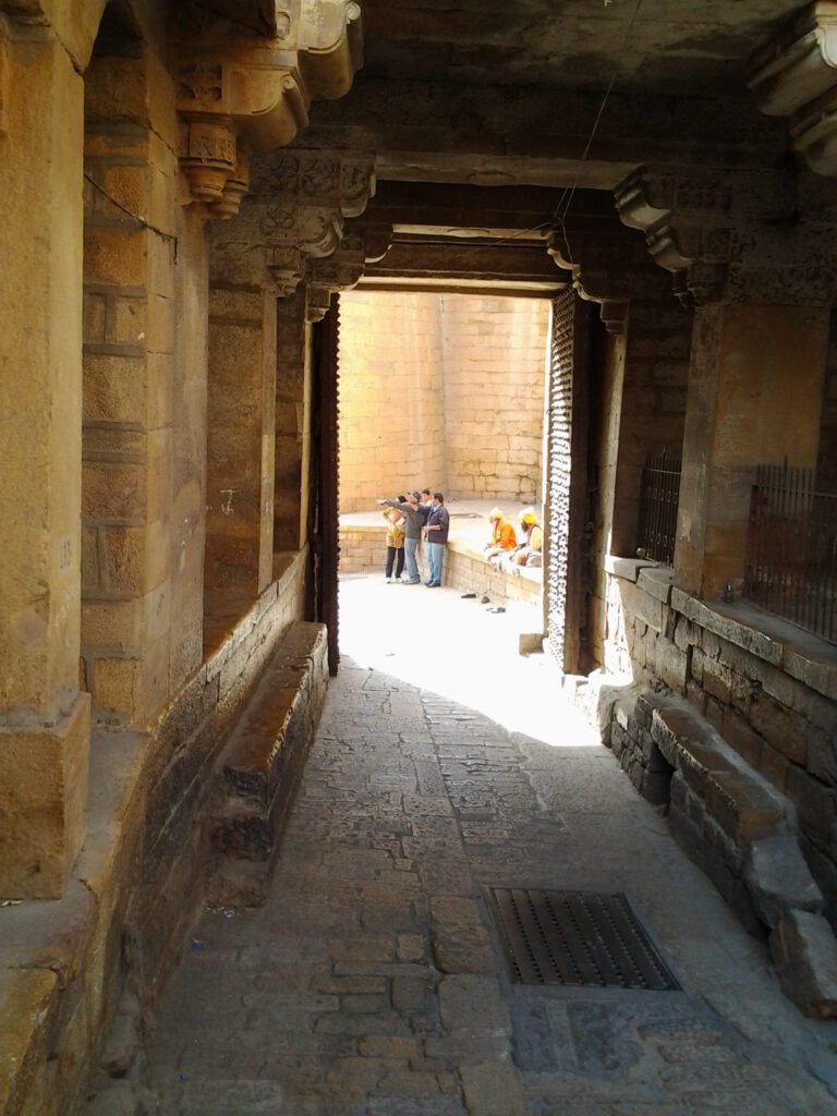 A scene in Jaisalmer Fort, Rajasthan