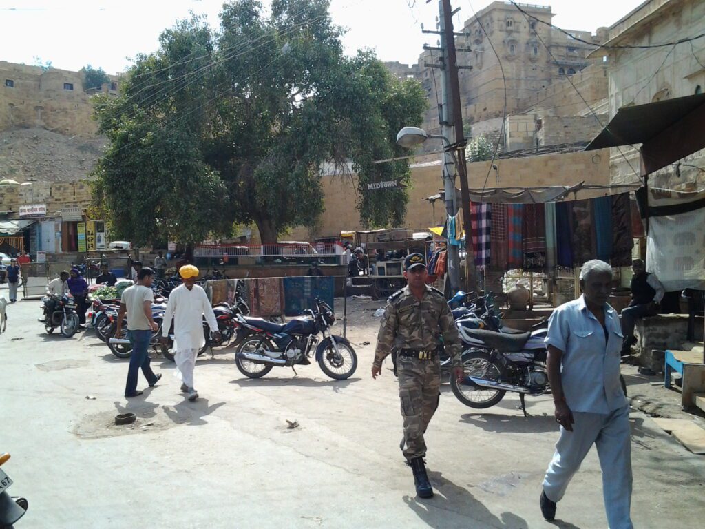 A scene in Jaisalmer, Rajasthan