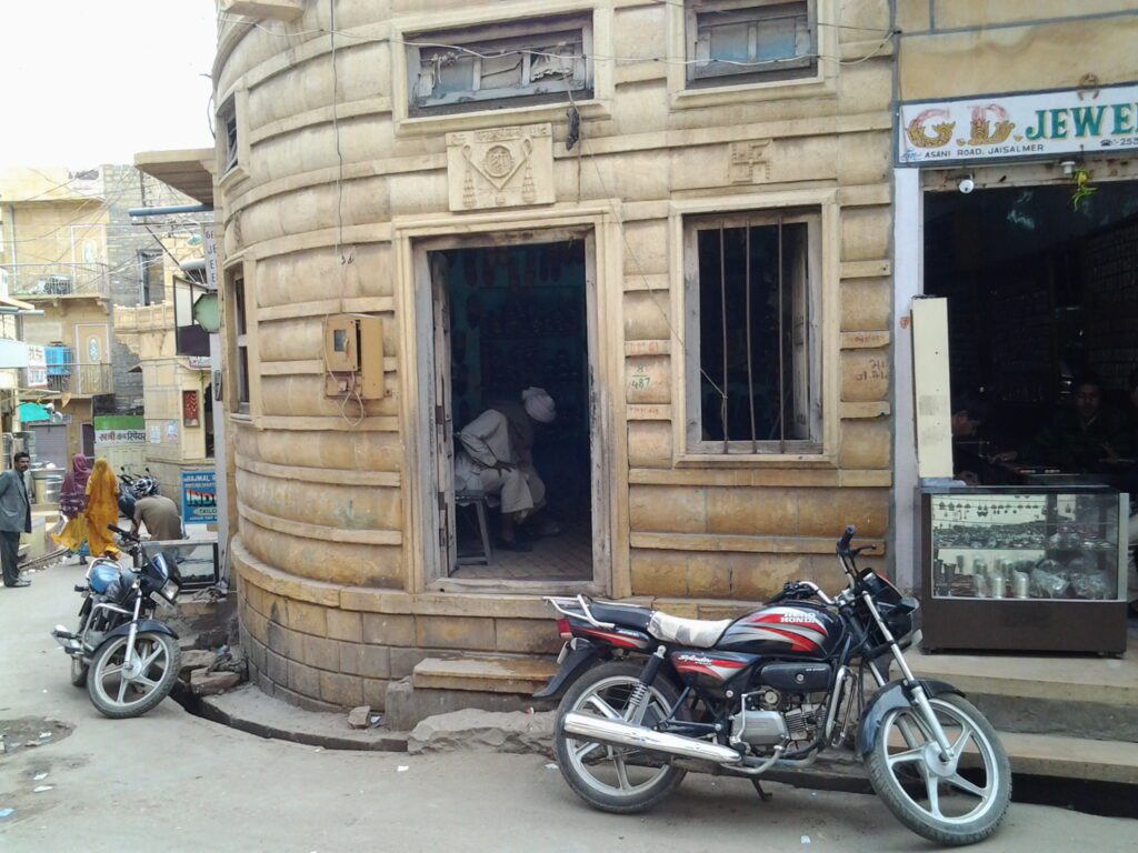 A scene in Jaisalmer, Rajasthan