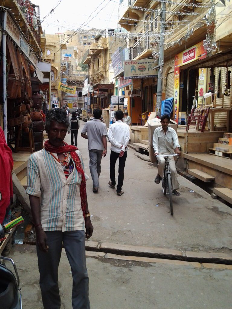 A scene in Jaisalmer, Rajasthan