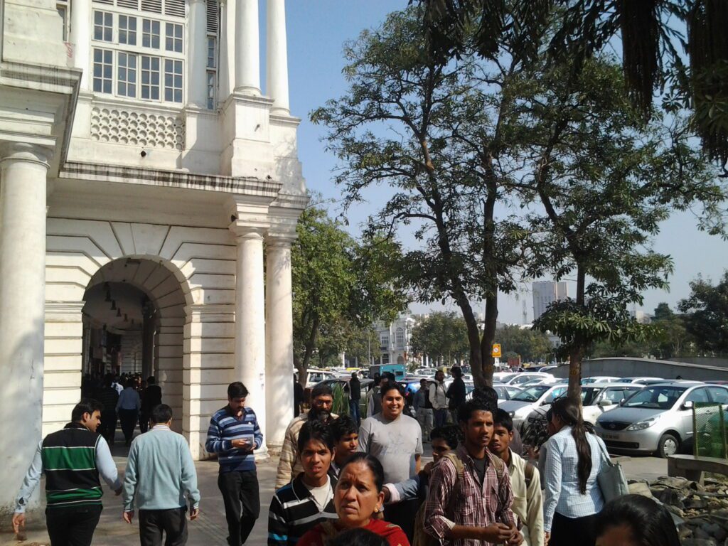 A view at Connaught Place (Rajiv Chowk)