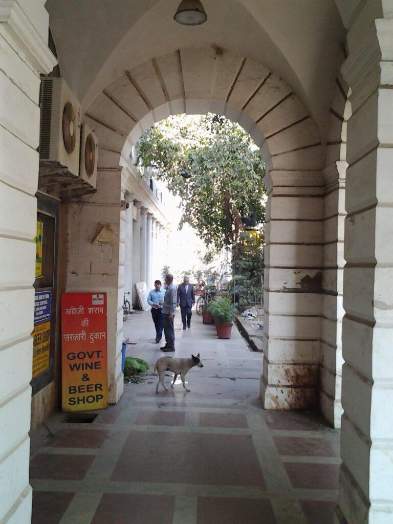 A view at Connaught Place (Rajiv Chowk)