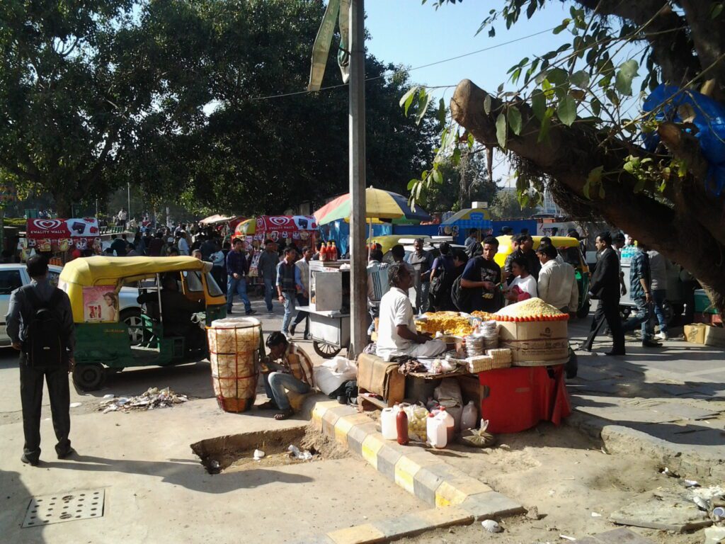 A view at Connaught Place (Rajiv Chowk)