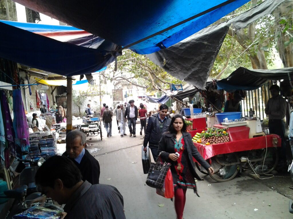 A view at Chandni Chowk, New Delhi