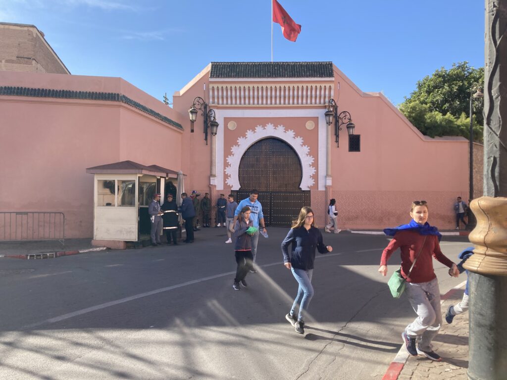 A view of Bahia Palace.