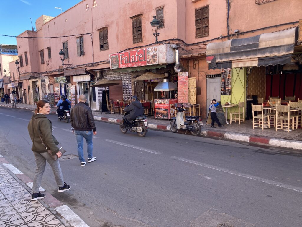 A view on Rue Riad Laarous