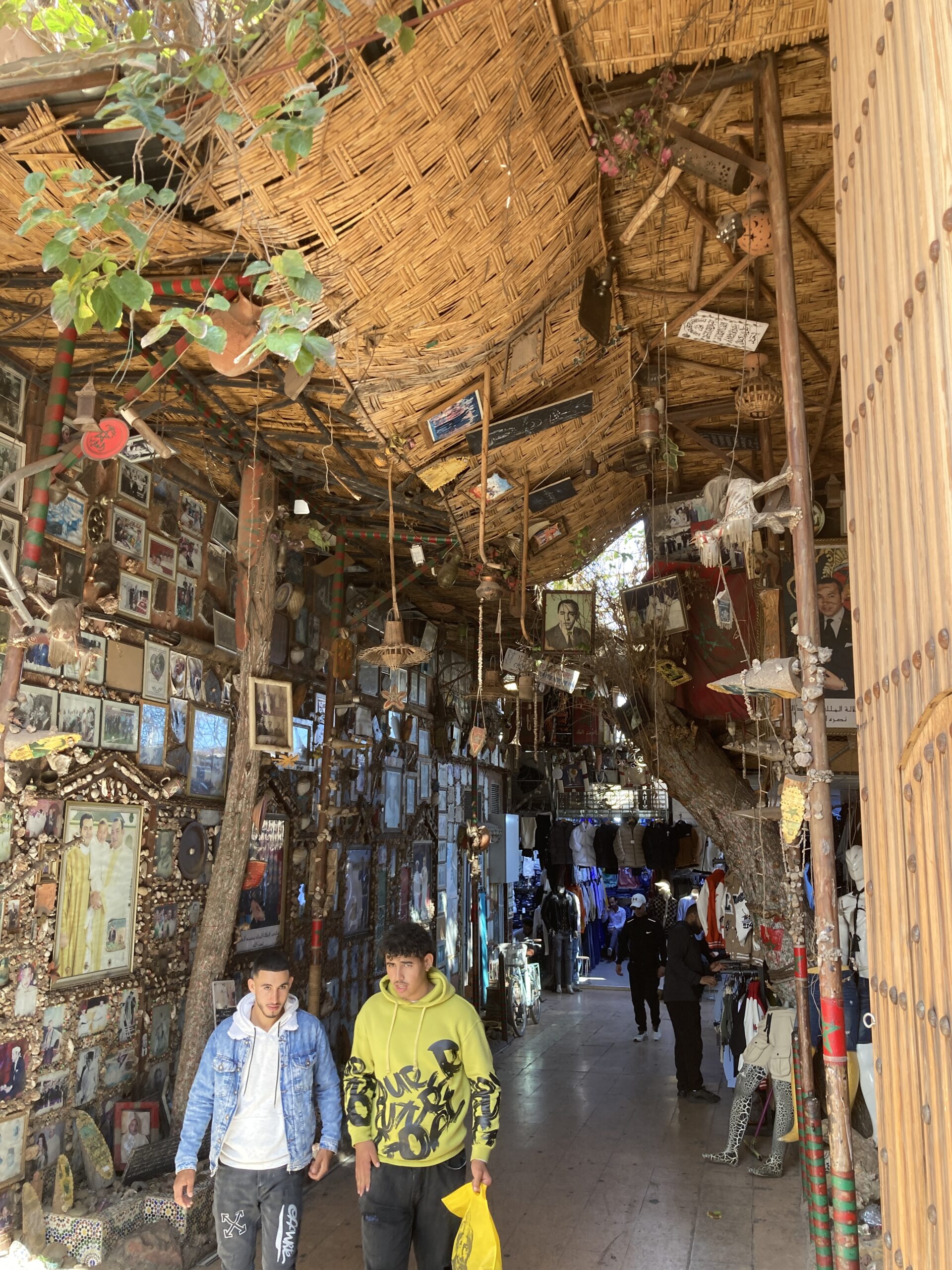 A view of the Jemaa El-Fnaa marketplace