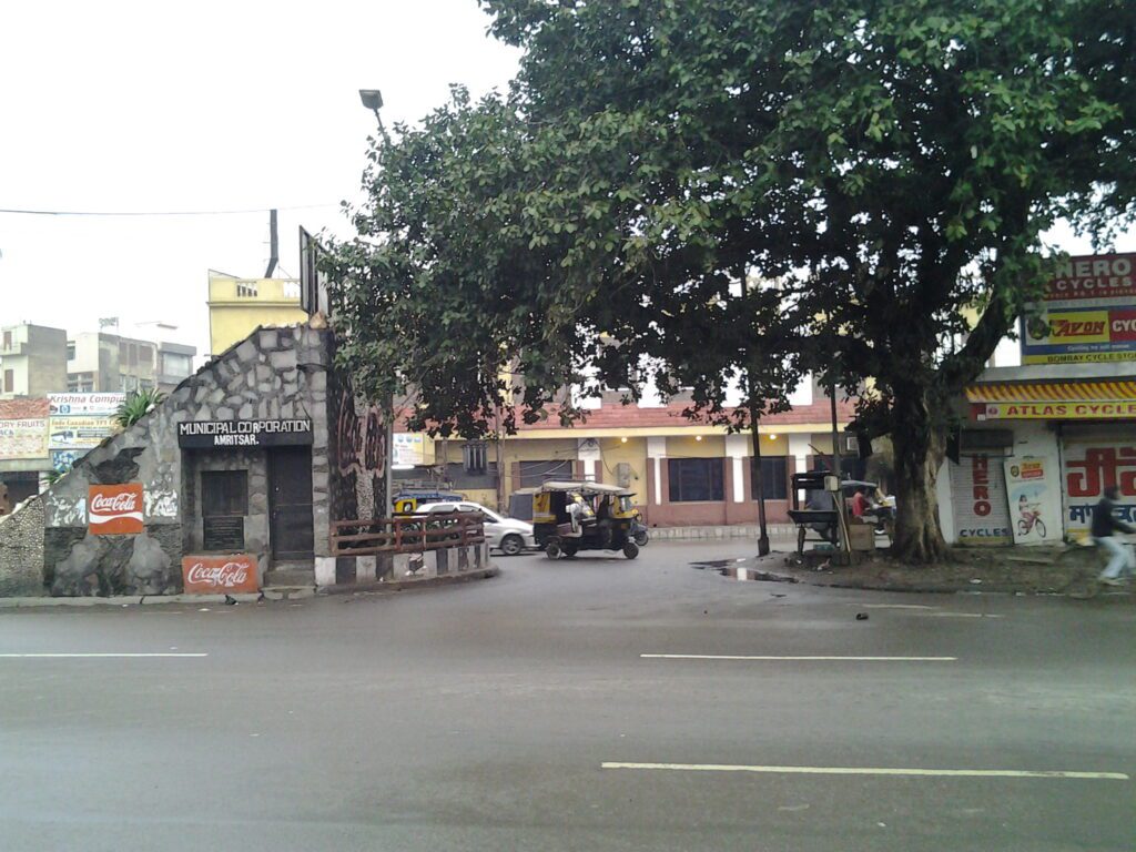 A scene in Amritsar, Punjab, India