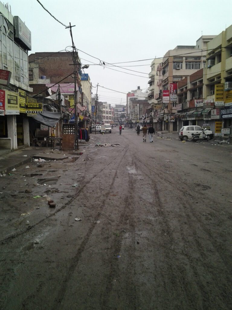 A scene in Amritsar, Punjab, India