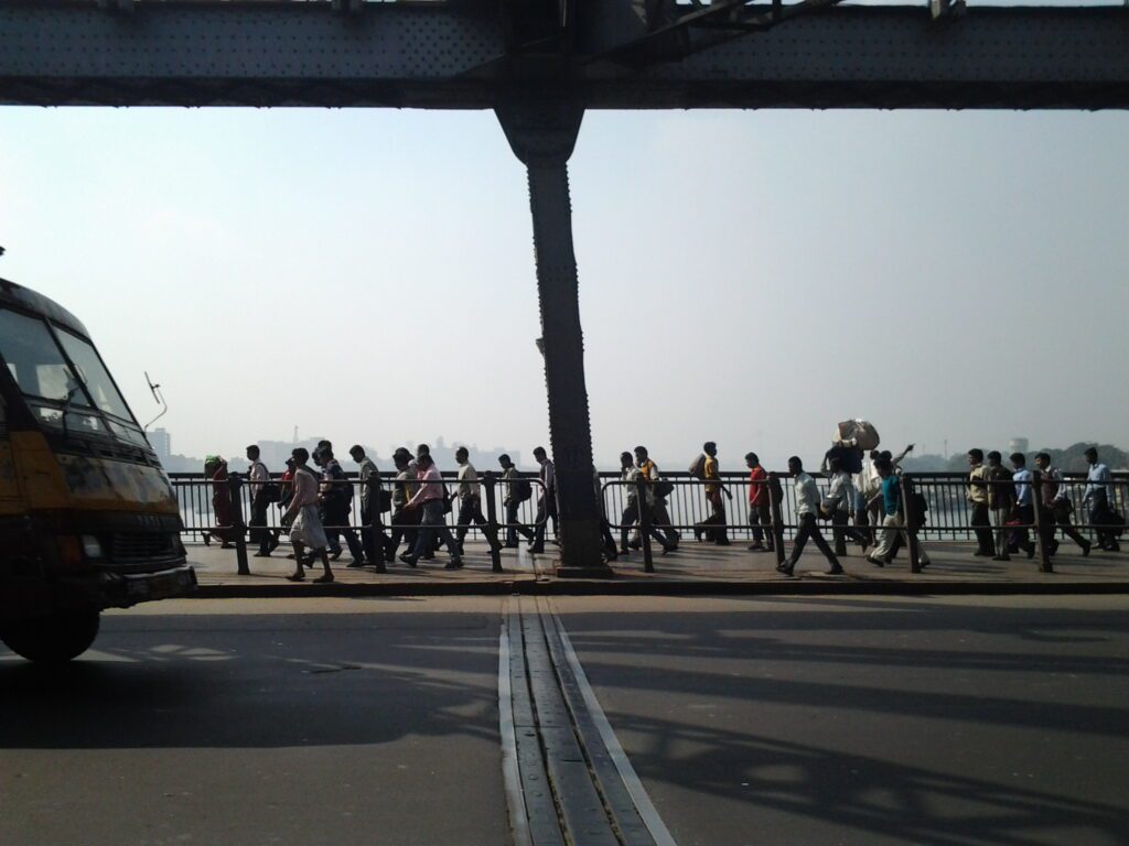 A view of Howrah Bridge