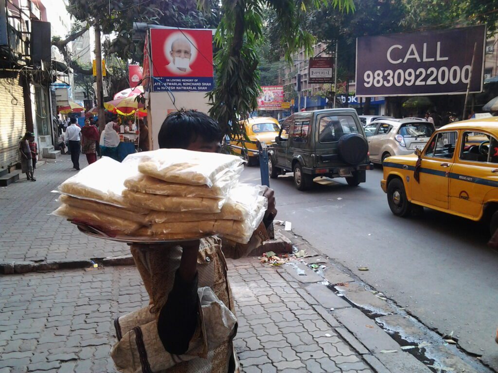 A scene in Kolkata, Bengal, India