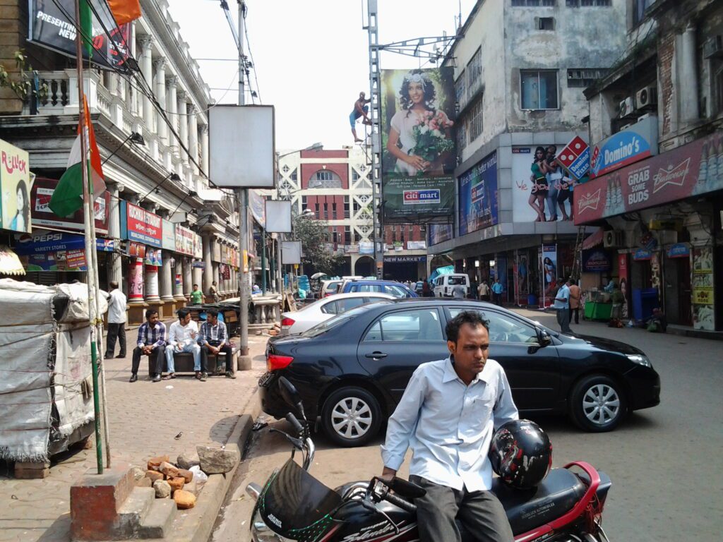 A scene in Kolkata, West Bengal