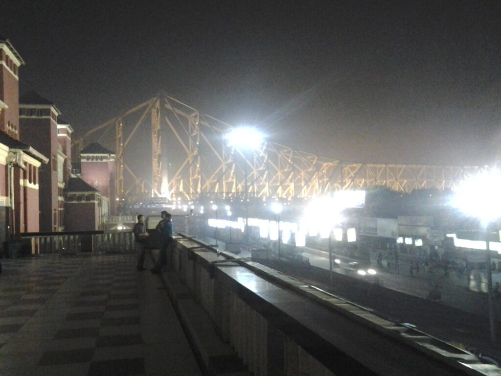 A scene at Howrah Station, West Bengal