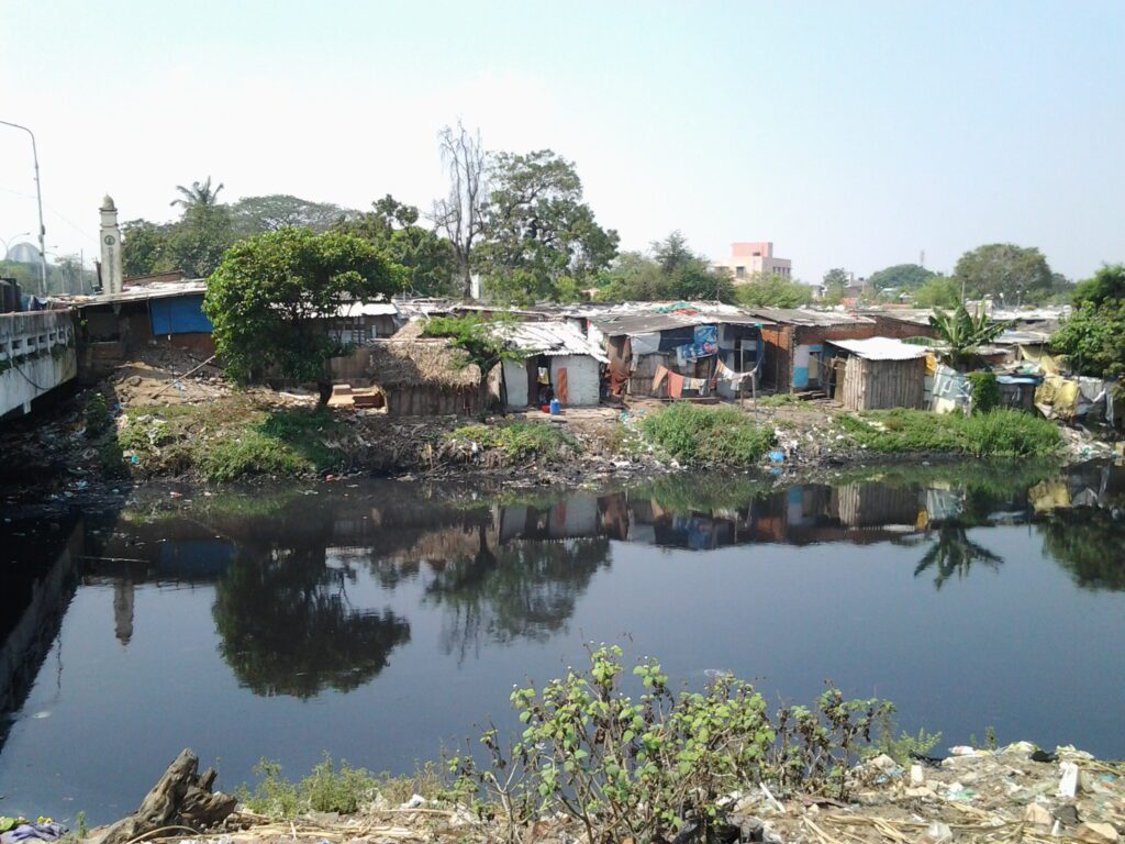 A scene in Chennai, Tamil Nadu, India