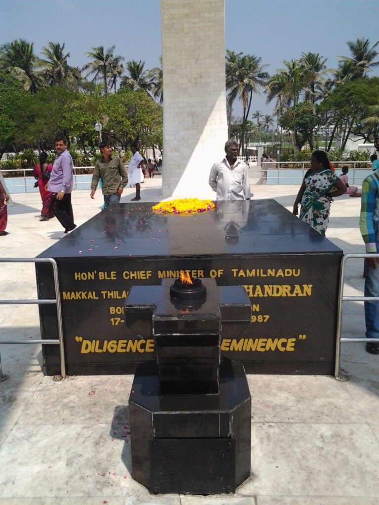 A scene in Chennai, Tamil Nadu, India