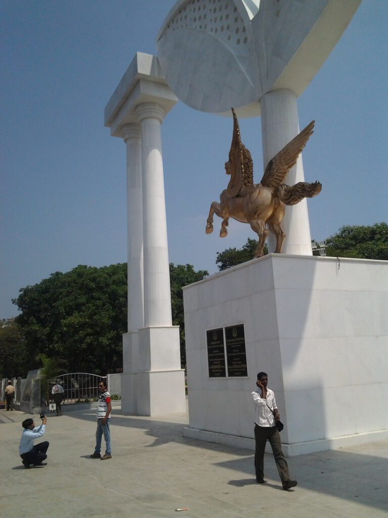 A scene in Chennai, Tamil Nadu, India