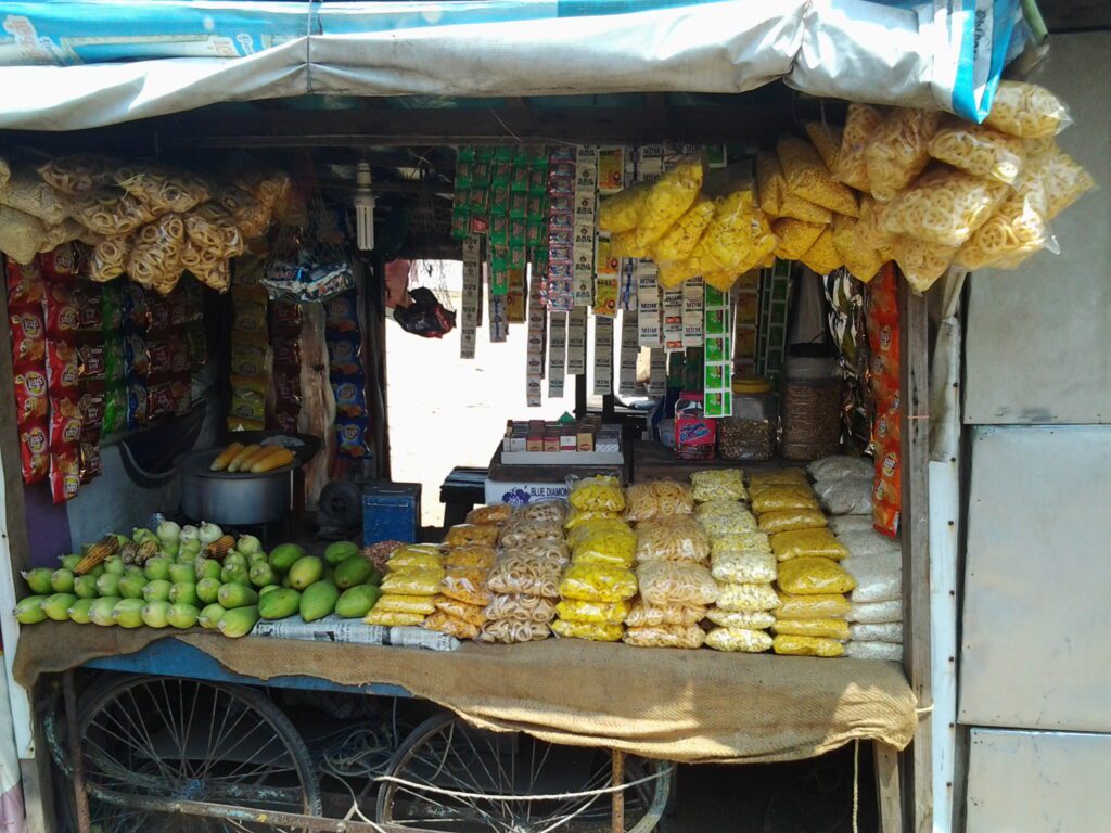 A scene in Chennai, Tamil Nadu, India