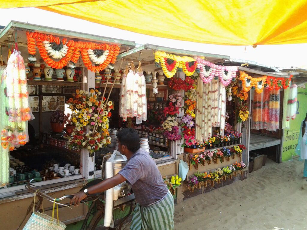 A scene in Chennai, Tamil Nadu, India