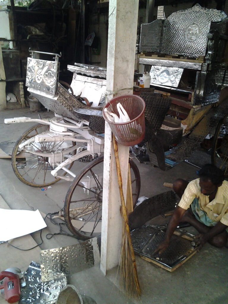 A scene in Chennai, Tamil Nadu, India